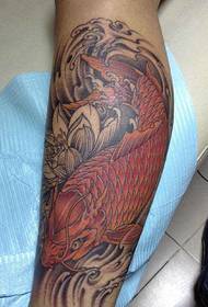 noga rdeča lignja tatoo slika osebnost očarljivo