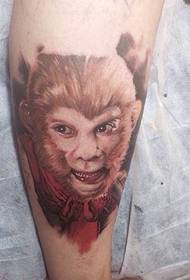 i përshtatshëm për fotografinë e tatuazhit të mbretit majmun të vitit 2016 38789 @ e fshehur në këmbën e fotove të tatuazheve të çiftit të vogël