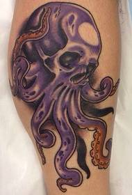 personlig taro bläckfisk tatuering
