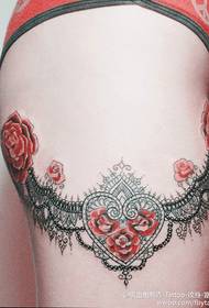 when sexy lace is connected with the flower is a beautiful work