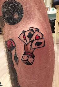 Намунаи tattoo poker гӯсола