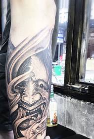 modello di tatuaggio tradizionale Prajna gamba tradizionale personalità