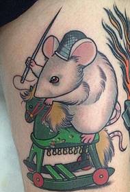 цвет ног мультфильм троян мышь рисунок татуировки