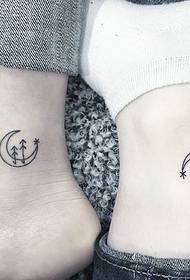 pogodno za male parove noge male svježe slike tetovaža jako niskog profila