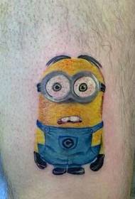 modello di tatuaggio simpatico omino giallo