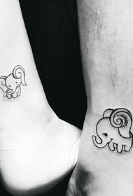 paslėptos mažos poros tatuiruotės paveiksliukuose