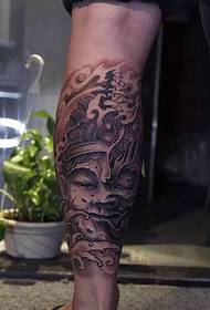 Tiger e Devil's Leg Tattoo Pattern