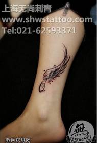 Modellu di tatuaggi di ali classici