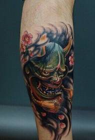 Tatuaggio avatar prateria con vitello molto specifico