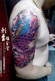 Leg tattoo foot cover tattoo shoulder fish tattoo