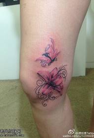 Modello di tatuaggio floreale elfo squisito
