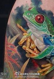 Sumbanan nga tattoo sa Frog sa nating baka