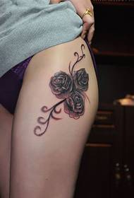 Beauty legs sexy tattoo
