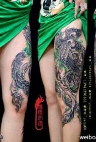 Cov huab cua ib puag ncig ntawm Bifeng tattoo qauv