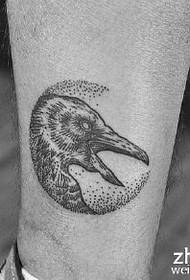 Modèl tatoo Crow janm