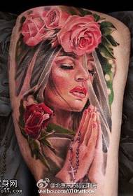 modeli tatuazh i gruas së llojit Shank