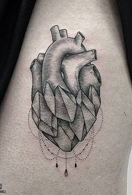 Μικρό μοτίβο τατουάζ καρδιάς