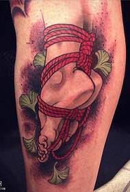 Pîvana tattooê ya lingên birandî