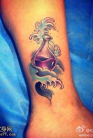 Barva nog vzorca Aquarius tattoo