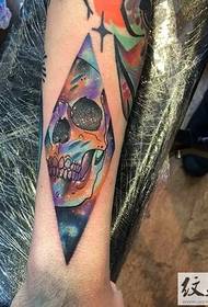 Tatuaggio colorato divertente