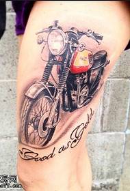 Uewerschenkel Motorrad Tattoo Muster