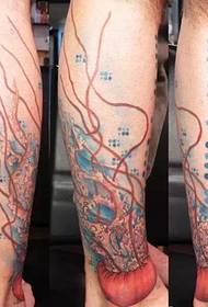 Tatuaggio alternativo di meduse fresche