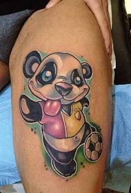 Lingên kesayetiyê rengê bedewiya panda tattooê wêneya wêneyê xweş