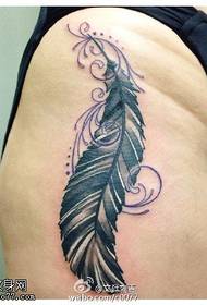 Pekný vzor tetovania z pier