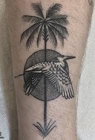 Модел за тетоважа на кран на стебло