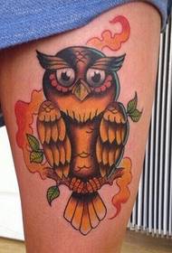Hunhu makumbo mafashoni akanaka owl tattoo maitiro mifananidzo