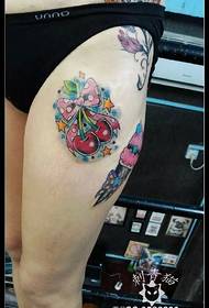 Ipende elikhulukazi le-tattoo bow