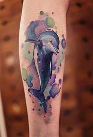 Makapaikag nga Dolphin Tattoo Pattern nga Hulagway sa Mga Tawo nga Personalidad