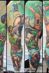 Uzorak za tetovažu životinja nogu