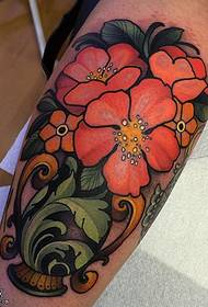 Borjú váza tetoválás minta