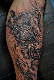 Личность ног моды красивые картинки татуировки Sun Wukong