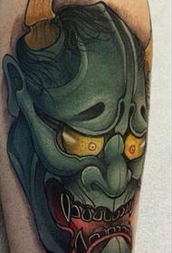 Domineering cool male calf tattoo