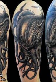 Klasické mořské chobotnice tetování vzor