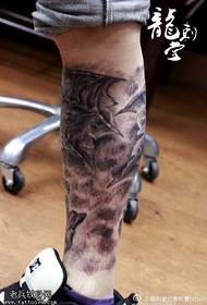 Klassiek demon tattoo patroon