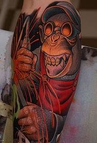 Mfano wa gorilla tattoo
