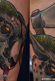 Régi kecske tetoválás minta a borjú