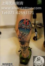 Padák tetovanie vzor na tele