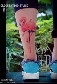 Beautiful firebird tattoo pattern