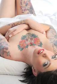 Tattoo girl's different style