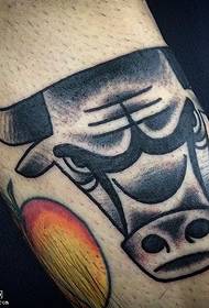Borjú tetovált borjú tetoválás minta