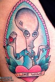 European and American style big head tattoo designs