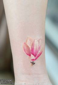 Fermoso patrón de tatuaxe de loto