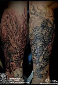 Modello di tatuaggio Prestige Fighting St. Buddha