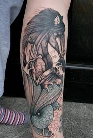 Immagini di tatuaggi di cavalli di colore di moda gambe di personalità per godere di immagini