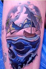 Personal person Leg One Piece tattoo kiʻi kiʻi