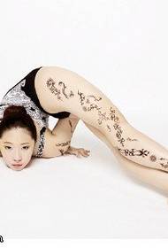 Tankou yon modèl tatoo sirèn